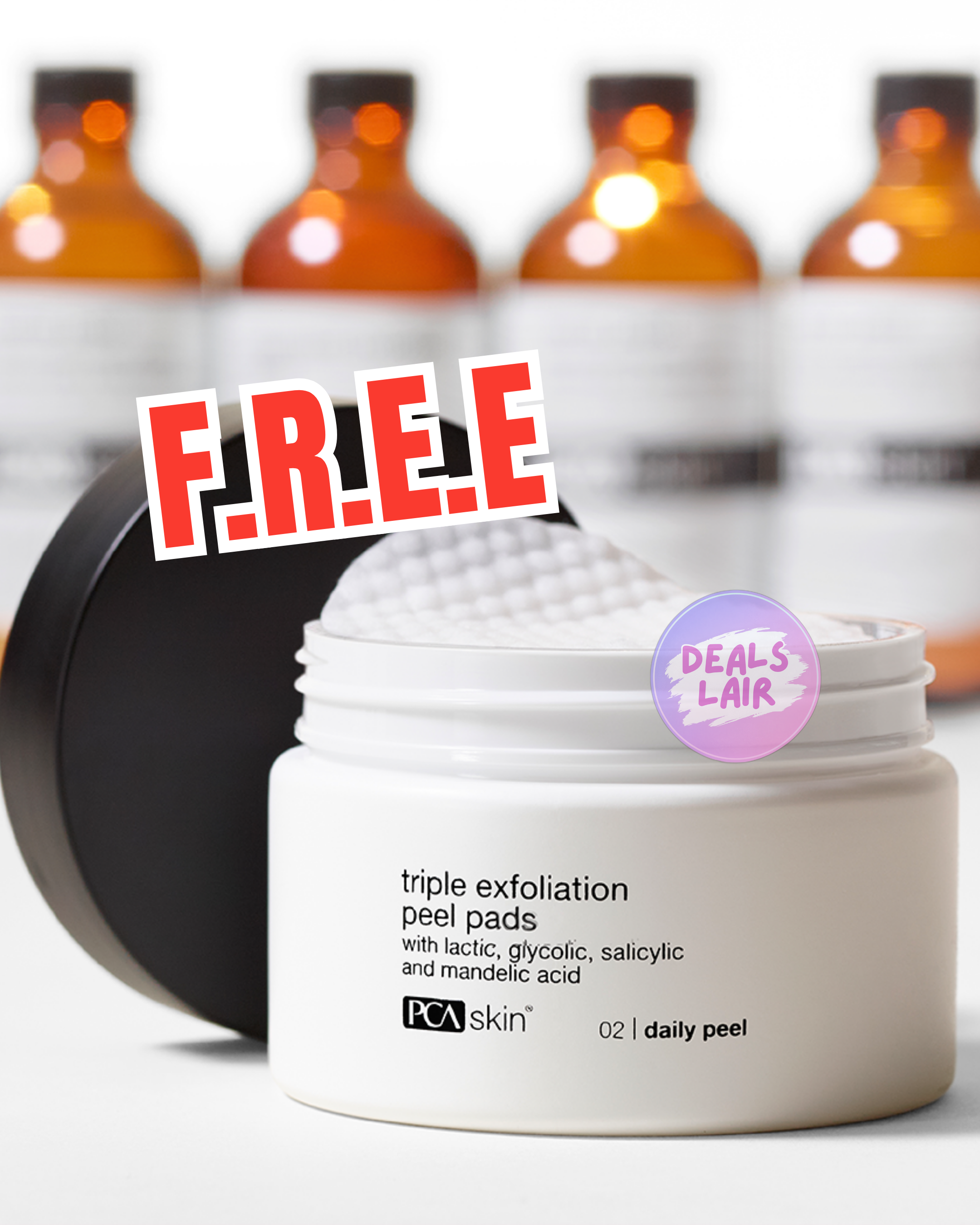 FREE New PCA Skin Triple Exfoliation Peel Pads
