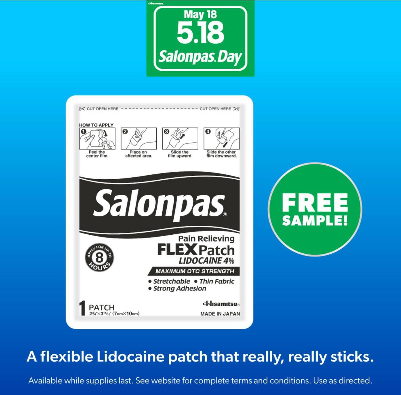 FREE Salonpas Sample